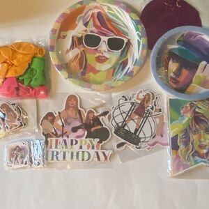 Taylor Swift, party supplies/march, pop singer party supplies